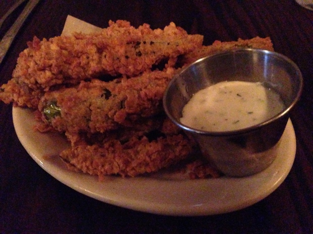 Fried Pickles and Okra
