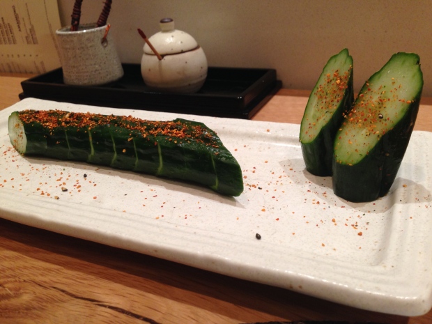 Salt-cured cucumber
